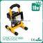 10W Portable Cordless Work Light Rechargeable LED Flood Spot Camping Hiking Lamp