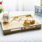 new natural bread design wood tray for food