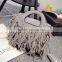 Wholesale leather tassel fringe bag girls pu tote handbags shoulder aslant female women bags