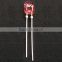 Diffused 5mm Oval Led diode in RED 90 / 50 degree viewing angle