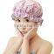 Water proof double layer shower cap
