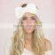 Fashion Cute Bowknot Flower Plain Knitting Lady Women Headband