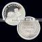 Silver Challenge Coins With Soft Enamel Filled