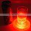 Delicate Colorful Changing LED Light Drink Glass Bottle Cup Coaster Mat Bar Party Xmas Gift For Sale