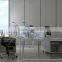 Wooden Desktop High Partition Office Workstation With Steel Feet(SZ-WSL330)