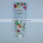 aluminum cosmetic packaging tube for hand cream