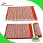 durable and folding spike foot mat and pillow