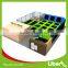 Customized Indoor Kids Trampoline, Shopping Mall Foam Pit Trampoline Indoor