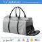 New arrival waterproof duffle travel bag sport bag with shoes bag
