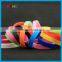 Cheap Colorful Bright colors blank silicone wristband bracelet