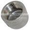 Threaded NPT Cap 304/304L, 3000 LB Heat And Cold Resistant Material