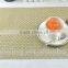 restaurant pvc placemats/cheap placemats/woven pvc placemats for restaurants