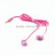 Ear bud cheap earphone for MP3/MP4 with beautiful packaging