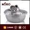 NOBO hot sale stainless steel soup basin