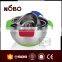 silicone bottom and handle stainless steel mixing bowl