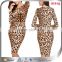 traditional african clothing vintage inspired dresses long sleeve print open bust dresses tight sexy pencil dress                        
                                                Quality Choice