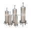 pleated cartridge filter housing/SS 304 sanitary filter cartridge housing/multi cartridge filter housing