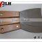 Spatula with two clips wooden handle