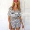 Fashion Women Gorgeous V-neck Stripes Jumpsuit Playsuit Rompers