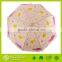 Fiberglass lovely heart shaped kid umbrella/Auto open kid umbrella