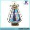 Vintage Handmade Decorative Glass Mosaic Hanging Glass Lantern