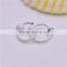 Clip On Fake Nose Hoop Ring with white ball and plastic clip
