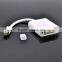 DVI 24+1/25+5 Cable DVI/DP Adapter Mini Displayport (M) to DVI (F) Adapter -White 15cm 20cm