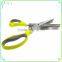 Vegetable Scissors with Anti-Slip Silicone Coated On The Handle Multi-Blade Herb Scissors