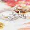Engagement Ring With Crystal Lesbian Rings