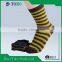 High quality colorful embroidery women socks with Stripe pattern