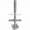 Q235 solid and hollow adjustable steel scaffolding screw jack base for construction