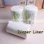 100%biodegradable bamboo viscose fiber baby nappy liner ,Flushable Diaper Liner