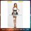 2016 Factory direct sale halloween costume low price sexy maid costume for women