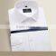 2017 Spring new men shirt cotton formal slim fit italian style white color twill mens dress shirts