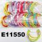 bulk thick colored hair elastic silicone rubber bands