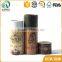 Guangzhou manufacture rolled edge printed paper packing can paper cans packaging for cigarette