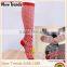 Snow crochet knee high sock chirstmas sock