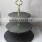 2016 New designed popular crystal cake stand with 3 tiers