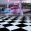 outddoor white and black portable used dance floor for sale