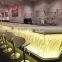 commercial bar table, luxury LED bar counters for wine club
