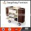 Hotel Used Luxury Design Wood Serving Carts JC-ZS27