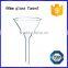 Lab short stem triangle glass filter funnel