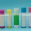 factory wholesale plastic round lip balm packaging
