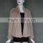 Free Pattern Hand Knitted Rabbit Fur Jacket Office Ladies Fashionable Jacket
