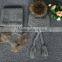 Custom Kids Knitted Scarf with raccoon fur pompom High quality children scarf