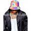 Promotional top quality new design hot sale fashion custom tie dyed bucket hat bulk with your own logo