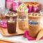 Plastic Type Clear Disposable Ice Cream Pet Cup With Dome Lids Manufacturer