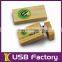 Design new coming wooden round usb flash drive