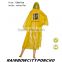 emergency rain coat with logo print on it promotional one time raincoat