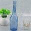 Unique different size glass bottle light blue bottle colored glass bottle